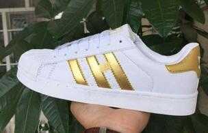 

2023 Casual Shoes Superstar Smith Stan Female Flat Shoes Women Zapatillas Deportivas Mujer Lovers Sapatos Femininos, White-green