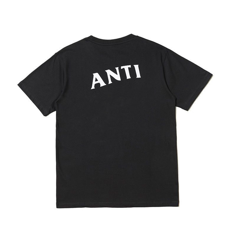 

Men' T shirts Fashion Assc Anti Social Club Cross Print T-shirt Casual Couple Short2