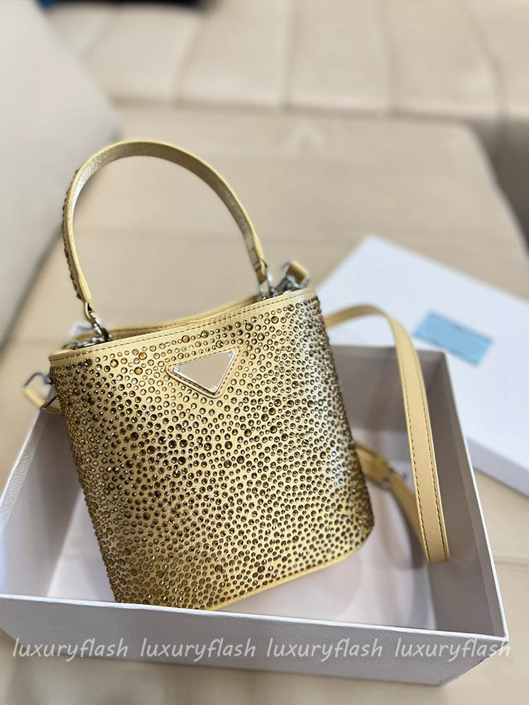 

Designer Tote Bags Handbags Satin Fashion Women Full Diamond Crystal Bag Elegant Cross Body Party Evening Bags Gold Black White Purple Totes Shoulder Crossbody Bag, Green