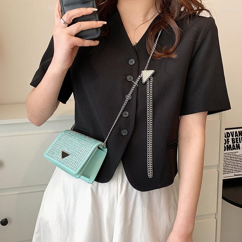 

Designer bag crossbody bag Rhinestone Chain bag Chest Pack Fashion Single Bag Waist 120cm Shoulder Bags For Women Crossbody