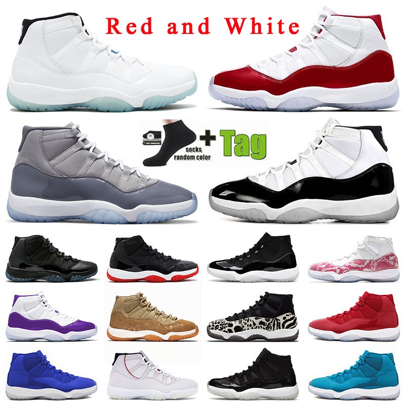 

Jumpman Mens 11 Basketball shoes UNC 11s Bred Platinum Tint Legend Gamma Legend Blue Dark Concord low Space jam Cool grey Anniversary Cherry Men Women sneakers, A15 36-40 rose gold