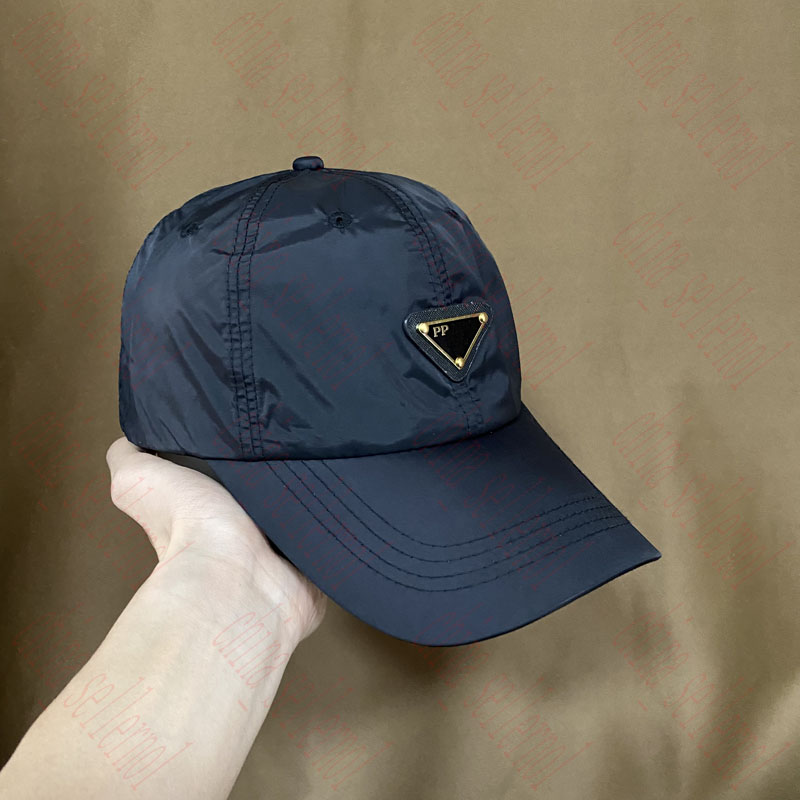 

Baseball cap fashion logo designer brand street outdoor quick-drying fabric sports ventilation inverted triangle, Navy blue color