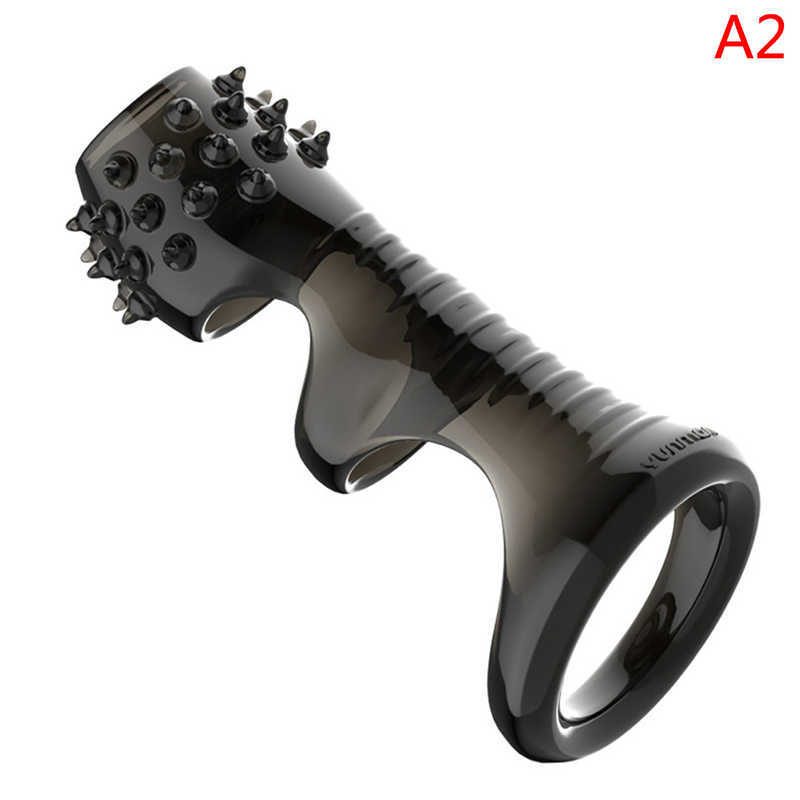 Sex Toys Vibrator Massager Adult Supplies Tools for Men Penis Rings Delay Ejaculation Erection Linen Nozzle Ring Cock Couples-image-847139810