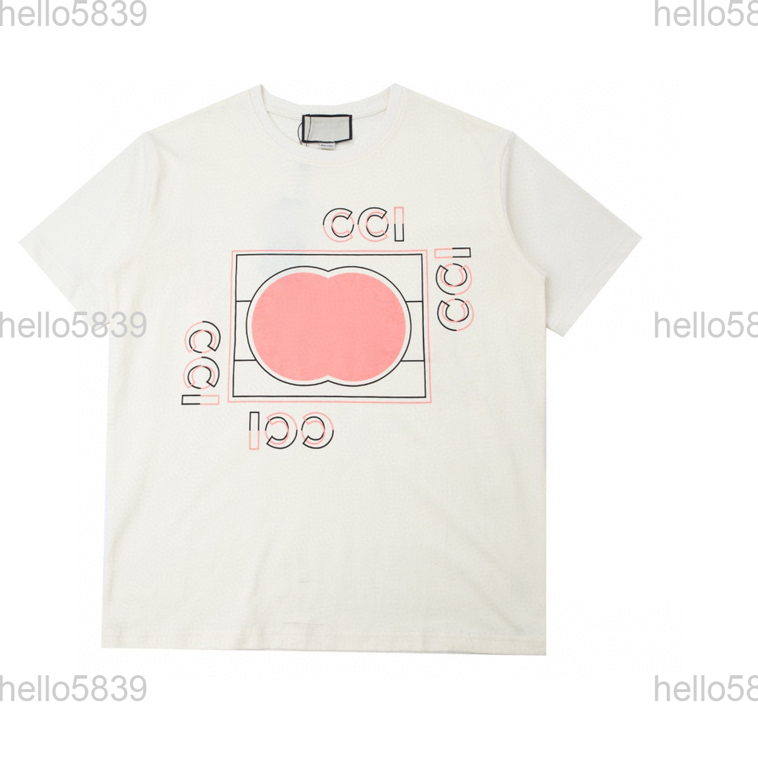 

2023 Tees Mens Designers T Shirt Man Womens tshirts With Letters Print Short Sleeves Summer Shirts Men Loose Tees Asian size -XXXL 055, White
