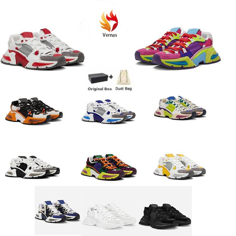 

2023S/S Men Airmaster Runner Sports Shoes Men Ultra-light upper Nylon Calfskin Sneakers Super-flex Rubber Sole Famous Skateboard Comfort Trainer EU38-46.BOX, 16