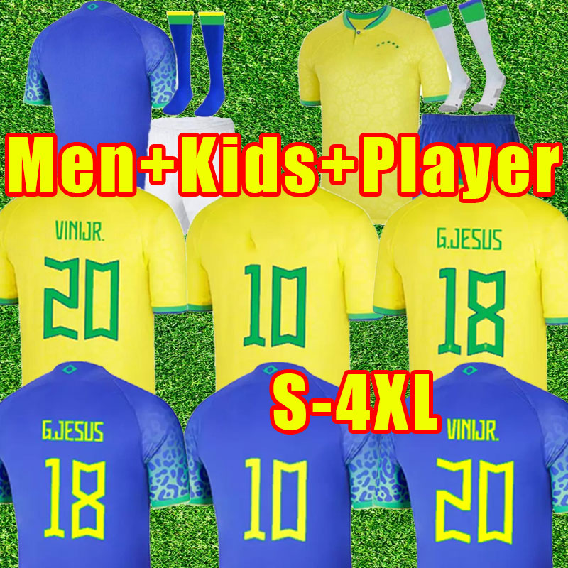 

3XL 4XL bRAZILIES soccer jerseys 2022 23 Camiseta de futbol PAQUETA COUTINHO FIRMINO brasil 22 23 maillots NEYMAR JR VINI SILVA DANI ALVES fans player version WOMEN, Away