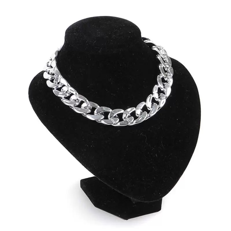 

Dog Collars & Leashes Gold Plated For Dogs Snake Chain Big Fashion Jewelry Accessories Pitbull Pugs Pinch Collar alloy