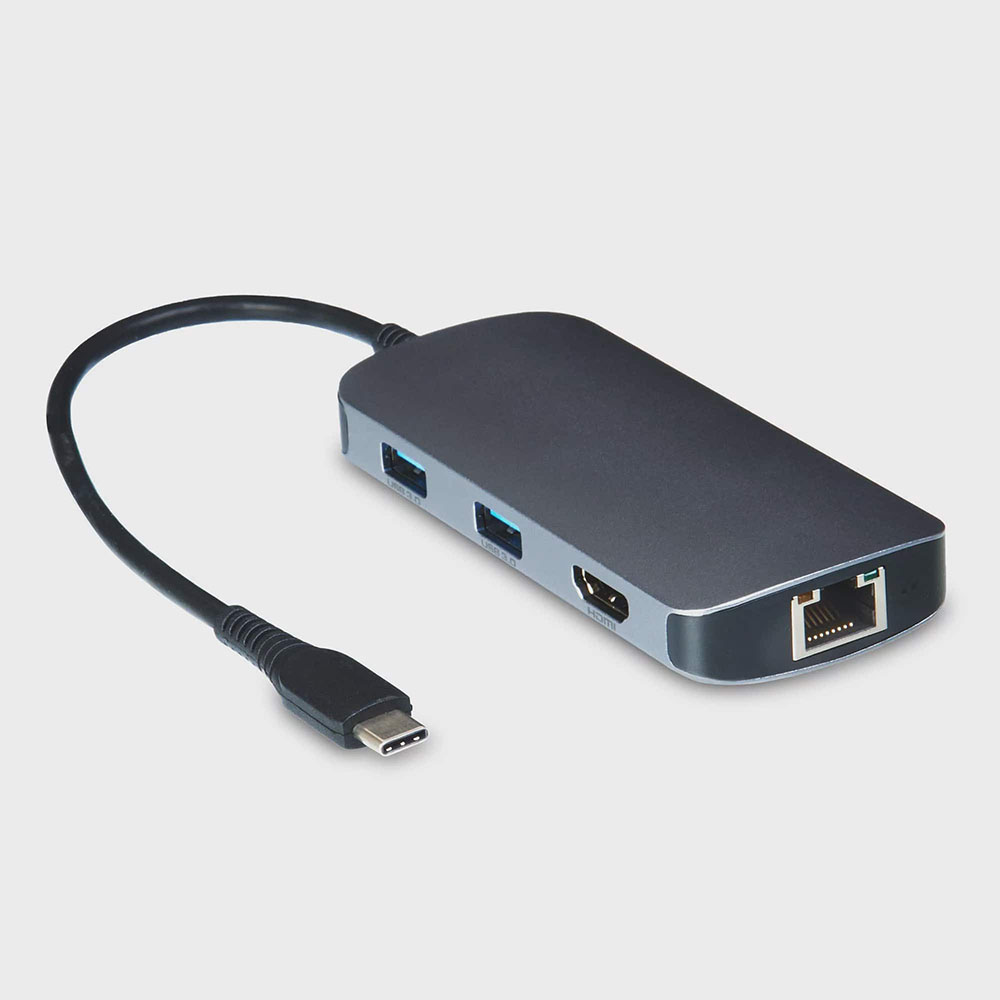 

onn. 8-in-1 USB-C Adapter USB 3.0 and 4K HDMI Compatible