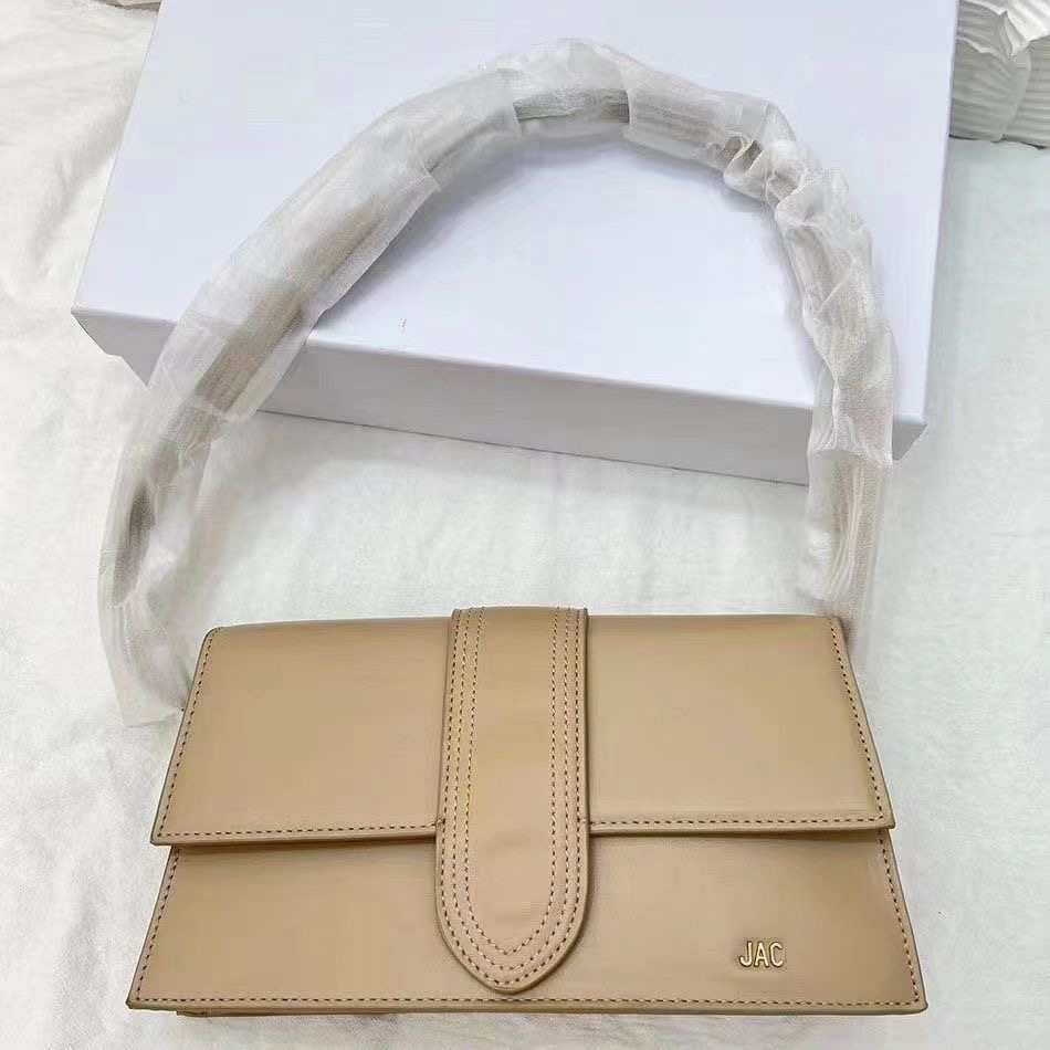 

Fashion jacquems Le Bambino baguette womens mens large Designer Bag WOC Leather envelope Luxury tote clutch handbags Crossbody famous handbag Shoulder Bags, Blue