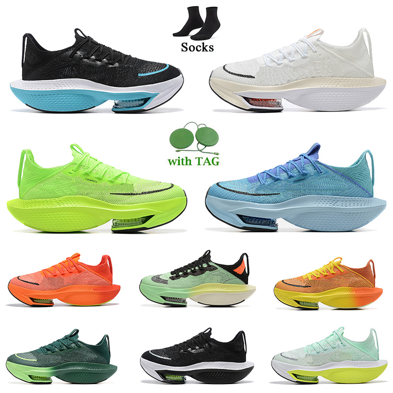 

2023 Fashion Women Mens alpha Next% Running Shoes Prototype Eliud Kipchoge Ekiden Bright Total Orange Black White Nature Rawdacious Lime Blast Fly Trainers Sneakers, B24 39-45
