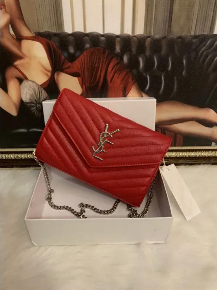 Top qualité en cuir véritable chaîne sac à main en cuir femmes sacs à bandoulière bandoulière sacs à main de luxe embrayage sacs à main dames por