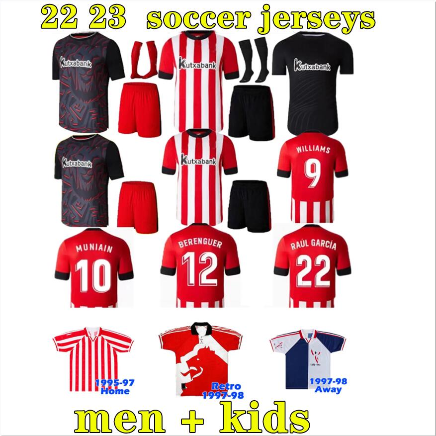 

22 23 Bilbao home soccer Jerseys away ESPANA YURI 2022 2023 Camiseta de futbol I.LEKUE I.MARTINZ RAUL GARCIA jersey WILLIAMS MUNIAIN men kids kit O.SANCET football shirt, 36