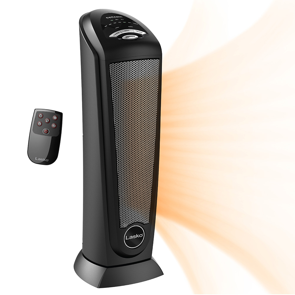 

Lasko 1500W Oscillating Ceramic Tower Electric Space Heater