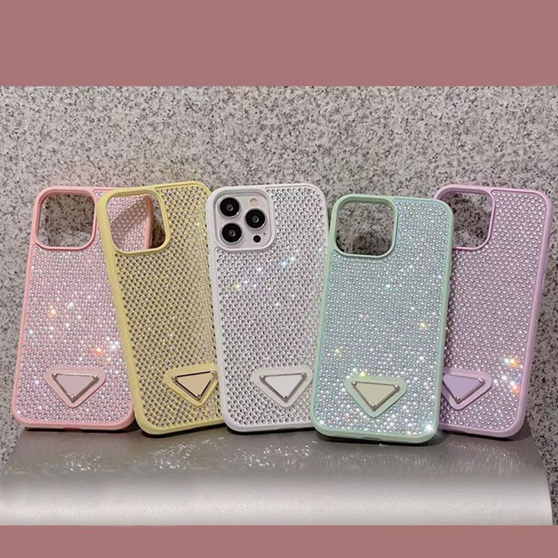 

Flash Diamond Phone Cases For IPhone 14 Pro Max 12 11 Promax 13promax Brand Designer Phonecase Mens Womens Phones Cover All Inclusive Shell, Blue