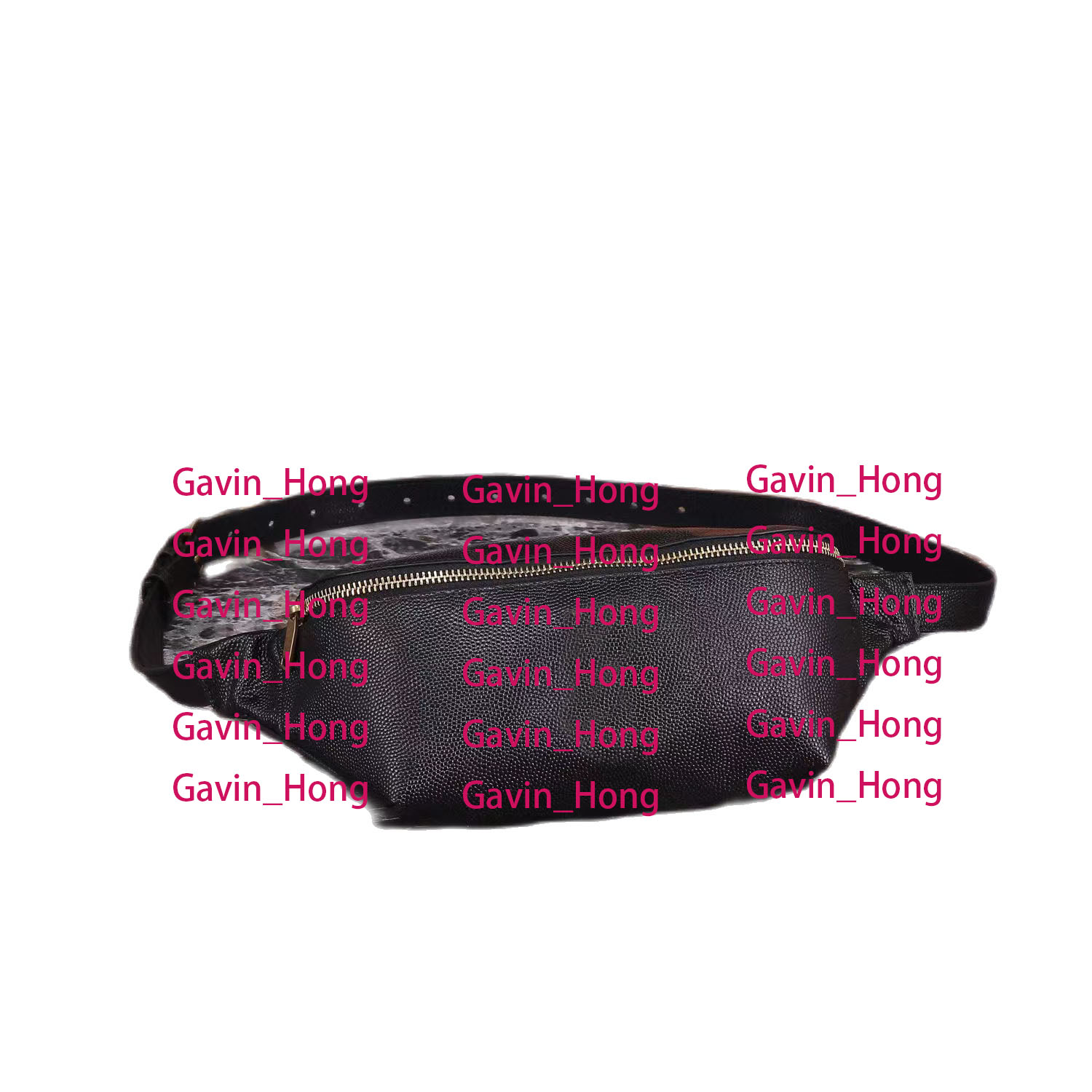 

Fashion Women Leather Waist Bags Handbag Black Shoulder bags Totes wallets