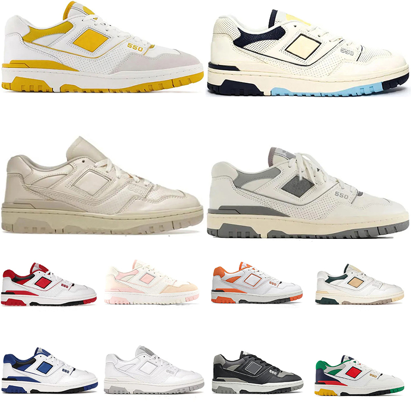 

Running shoes men women 550 cream navy blue white green shadow sea salt varsity gold UNC syracuse b550 BB550 outdoor mens sports trainers