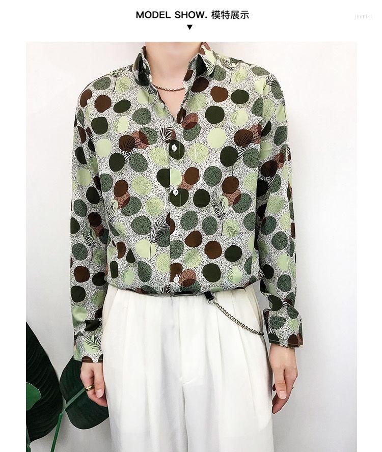 

Men's Casual Shirts Z1168 Fashion Men's 2023 Runway Luxury European Design Party Style Clothing