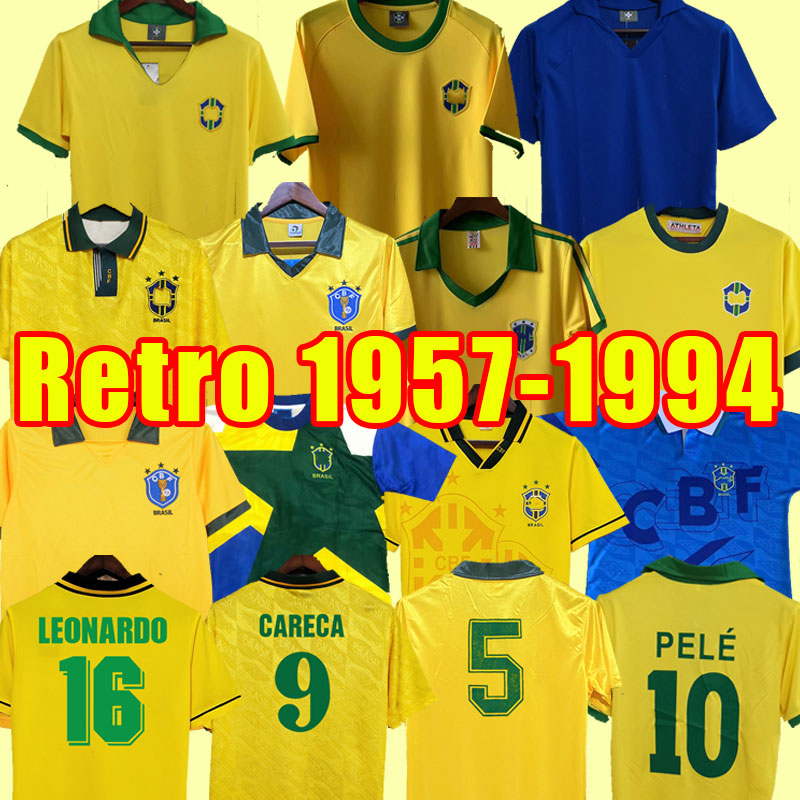 

Brasil soccer jerseys retro shirts Carlos Romario Ronaldo Ronaldinho camisa de futebol BraziLS 2006 RIVALDO ADRIANO 91 93 94 1957 1970 71 78 1985 1988 1992 1994 1978, 1971