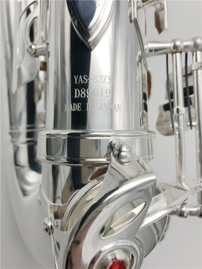 Saxophone Alto Silver plating YAS-82ZS Sax Model Antique copper E Flat Eb with Case Accessories-image-837774606
