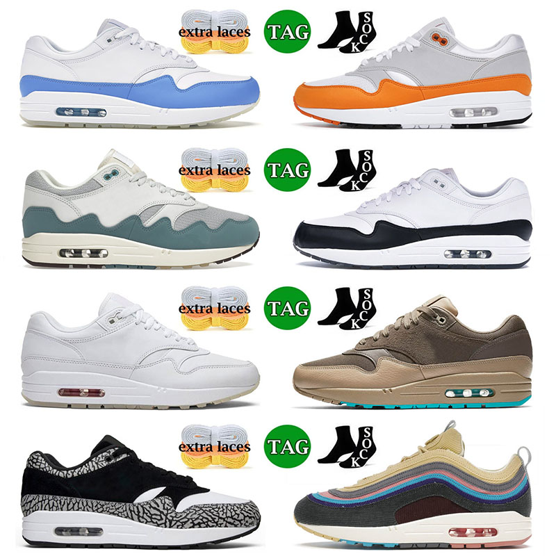 

Authentic 2023 Top Fashion Running Shoes 1s 87s University Blue Magma Orange Obsidian Patta Black Grey Evergreen Aura Mens Women 1/87 Sneakers Trainers, B10 anniversary aqua 36-45