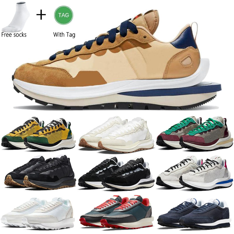 

Waffle VaporWaffle mens running shoes LDWaffle pegasus fragment undercover ld pure platinum white black gum nylon varsity men women trainers sports shoe sneakers, Hf16