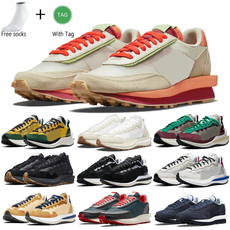 

Waffle vaporWaffle LDwaffle pegasus mens womens running shoes fragment waffle ld men black gum white nylon varsity dark Iris sesame game royal heightening shoes, Hf11