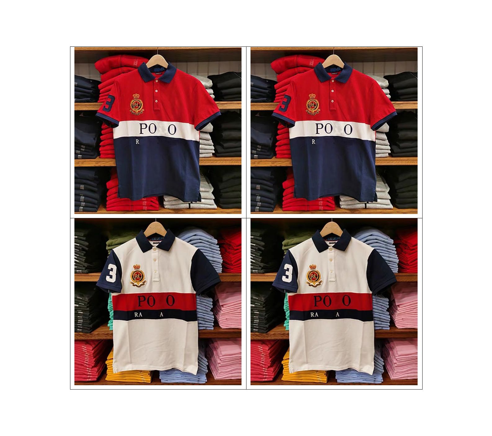 

short sleeve polos sleeve short-sleeved male designer men's T-shirt lapel embroidery American short-sleeved 100% cotton city series summer new high-end casual fashion, Gold