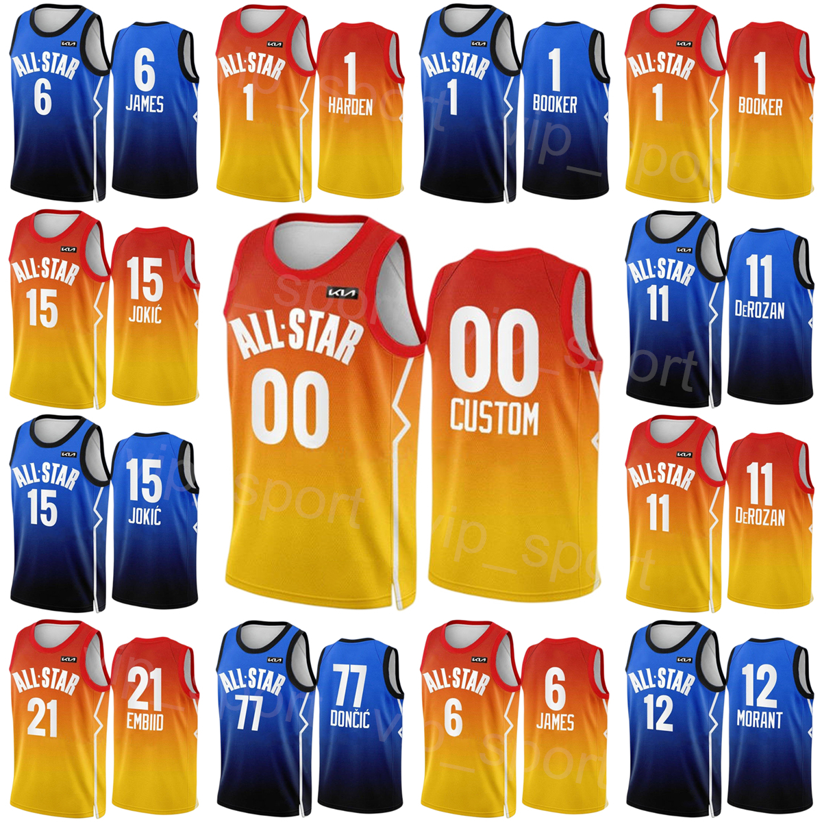 

Screen Print Conference Basketball All-Star 2023 Jersey Kevin Durant 7 Giannis Antetokounmpo 34 Jayson Tatum 0 Joel Embiid 21 Jimmy Butler 22 Pascal Siakam 43 Shirt, Kids