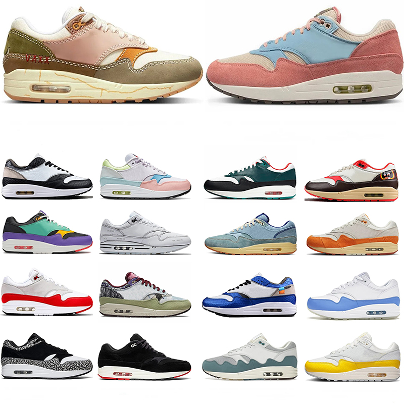 

87 running shoes air white cactus jack saturn gold baroque brown blueprint mellow heavy patta monarch men women trainers outdoor sports, 15