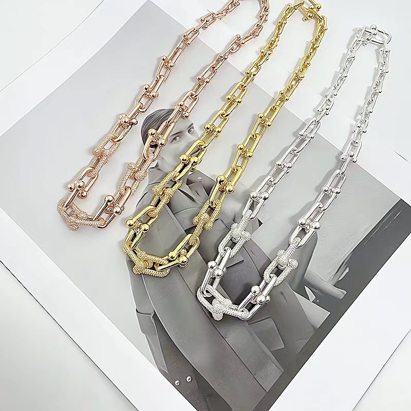 

High-end designer necklace Luxury diamond women's necklace Girl's holiday jewelry gift factory wholesale and retail