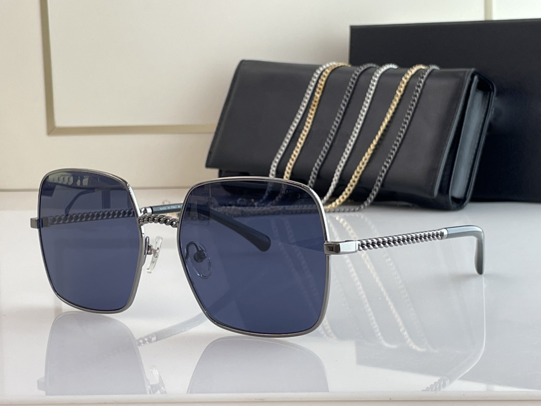 

New sunglasses for men Metal Square Womens Designer Sunglasses mens Frame CH2188 Customizable prescription sunglasses 1.67 computer reading glasses SIZE 58mm