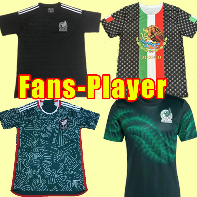 

WORLD 2022 CUP Mexico soccer jerseys H.LOZANO CHICHARITO RAUL LOZANO 22 23 fans player version 2023 G DOS SANTOS OCHOA Men training goalkeeper