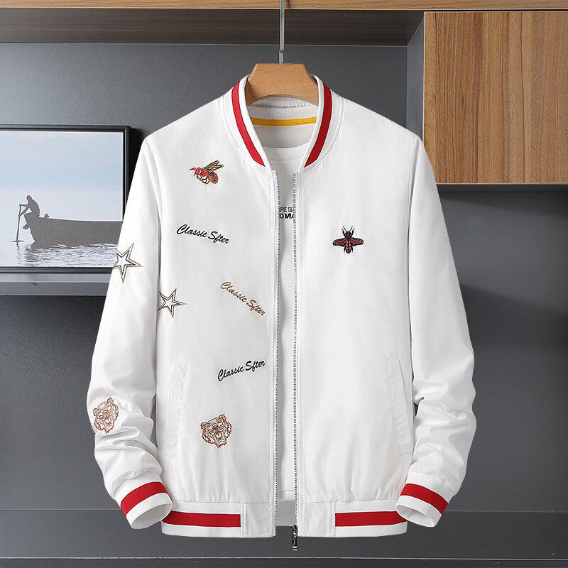 

2023 Wholesale- Bomber Jacket Designer autumn Men Coat casual Outdoor sportswear Basketball Fashion luxurious mens jackets and coats Women's clothes 3XL, Clothing zipper