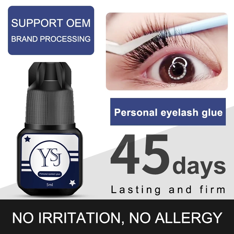 

False Eyelashes 5ml Eyelashes Extension Glue Long Lasting Grafting Lashes Glue Quick Drying Adhesive Black Glue No Irritant Makeup