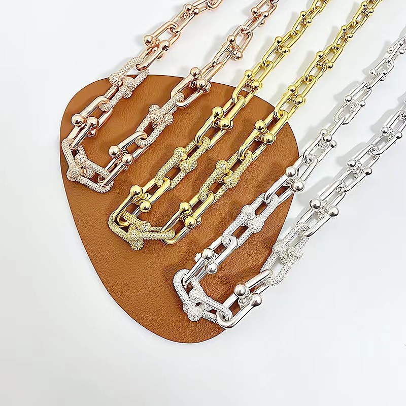 

Classic designer necklace luxury diamond women's necklace girls holiday jewelry gift factory wholesale and retail