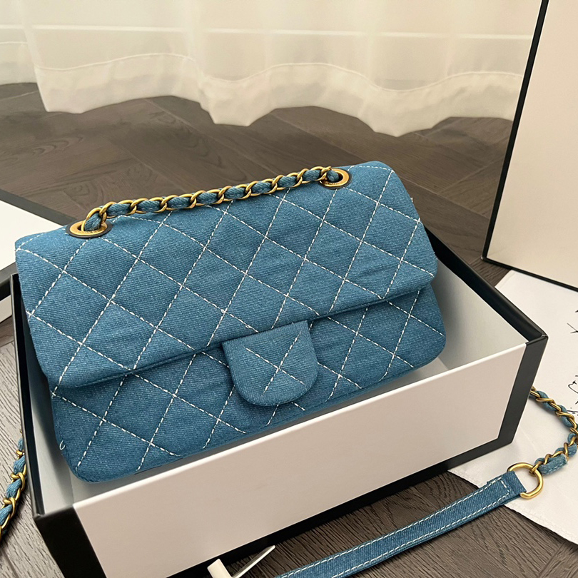 

Denim bag Flap bags chains wallet 2023 Luxurys high designers Quality Women handbag Fashion handbags mother classic Artwork clutch cossbady Medieval purse totes, Army green