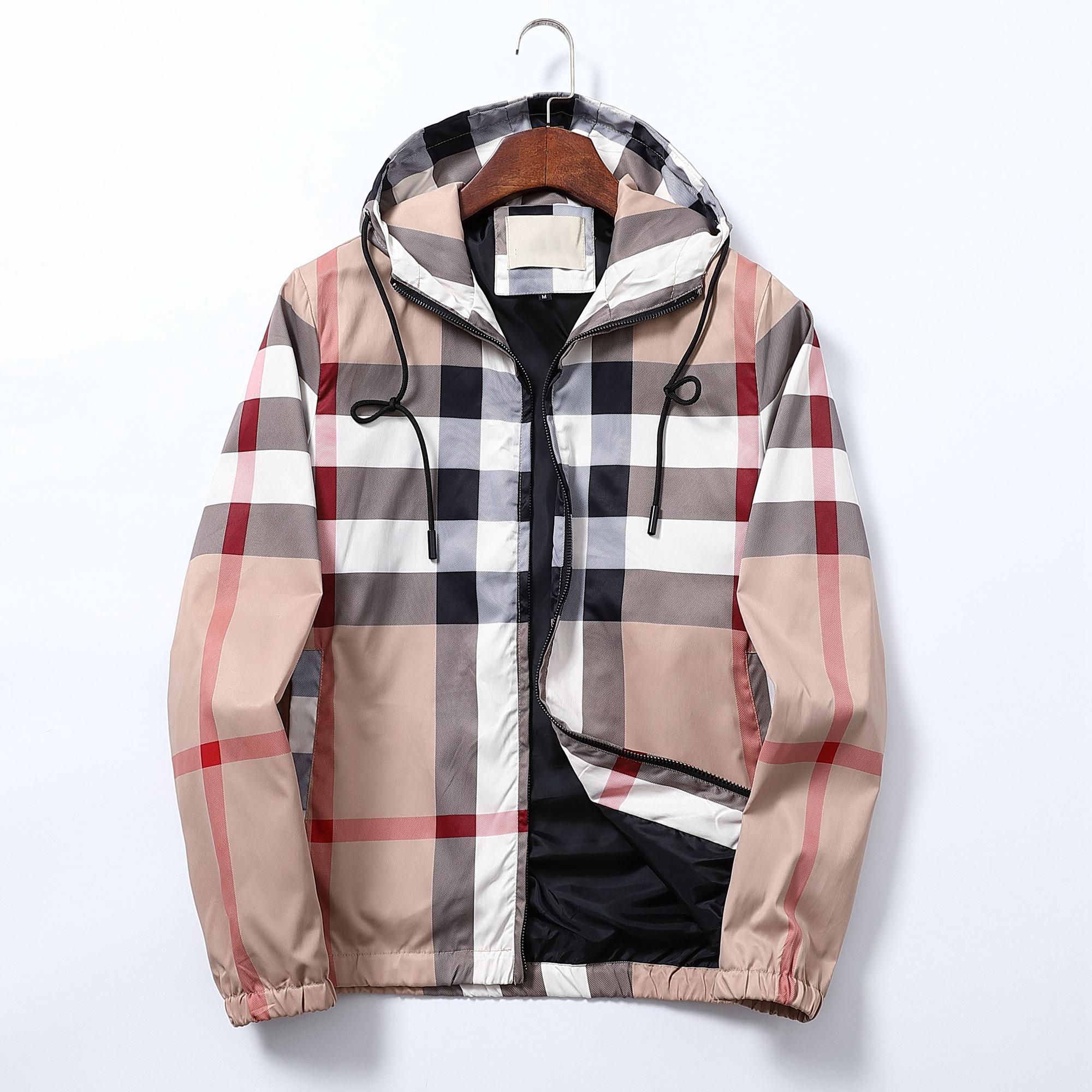 

Spring Fashion designer men's jacket Autumn winter coat windbreaker zipper clothes Jacket Outerwear can sport size -4XL QMZP