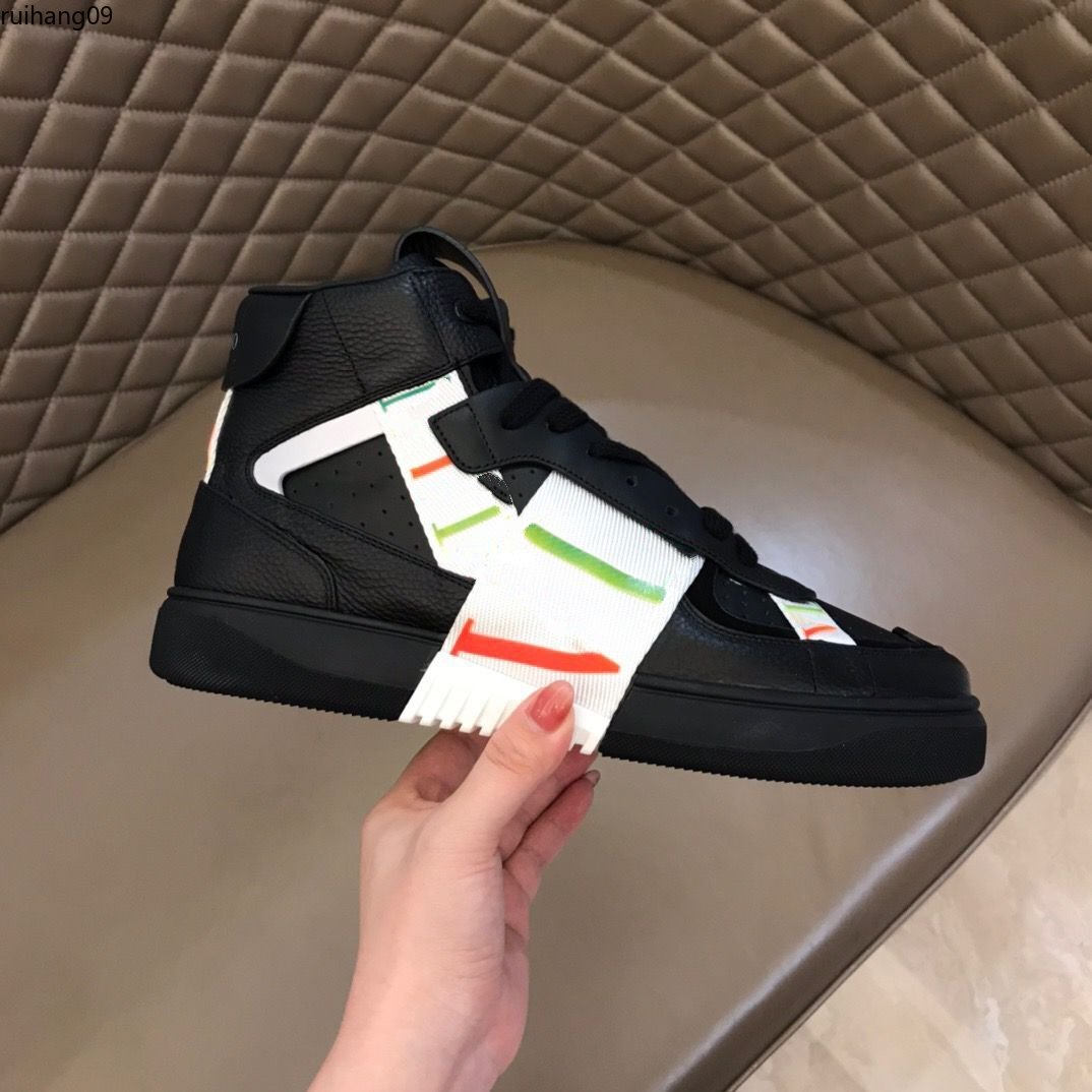 

2022 Men Casual Travel Lace-up Platform Shoes Mens Brand Designer Genuine Leather Breathable Fashion Running Sneakers Size 38-46 rh0009780