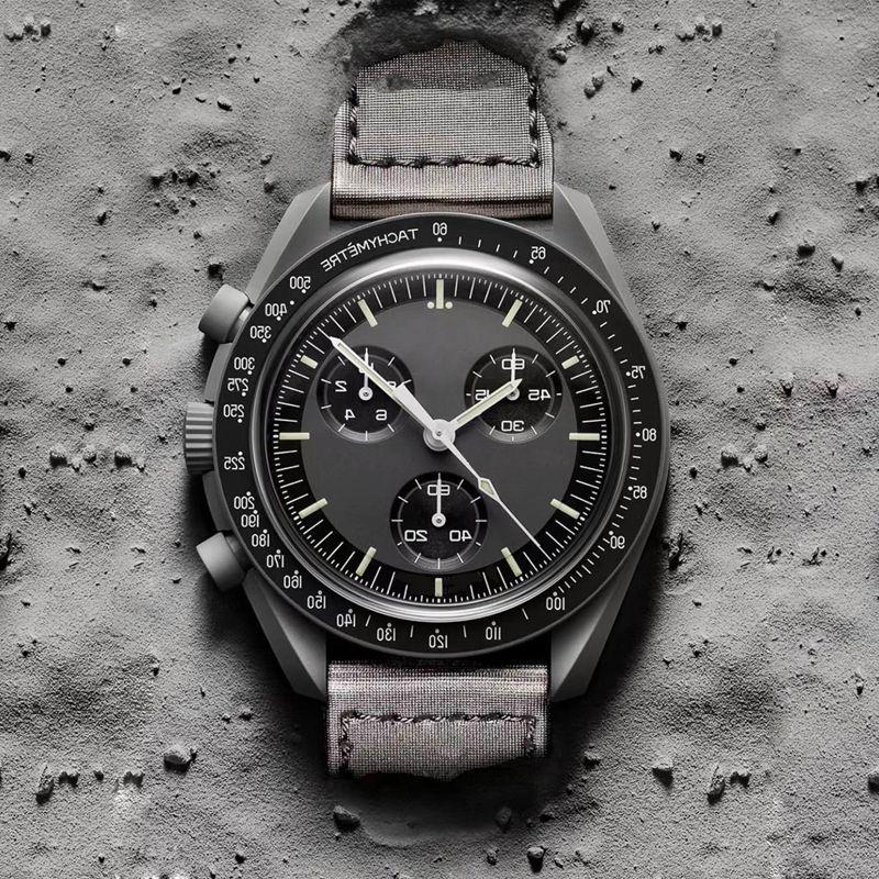 Bioceramic Planet Moon Mens Watches Quarz Moonswatch Designer Watches High quality Full Function All Dials Work Chronograph Luxury Lumi Kqjh-image-837663461