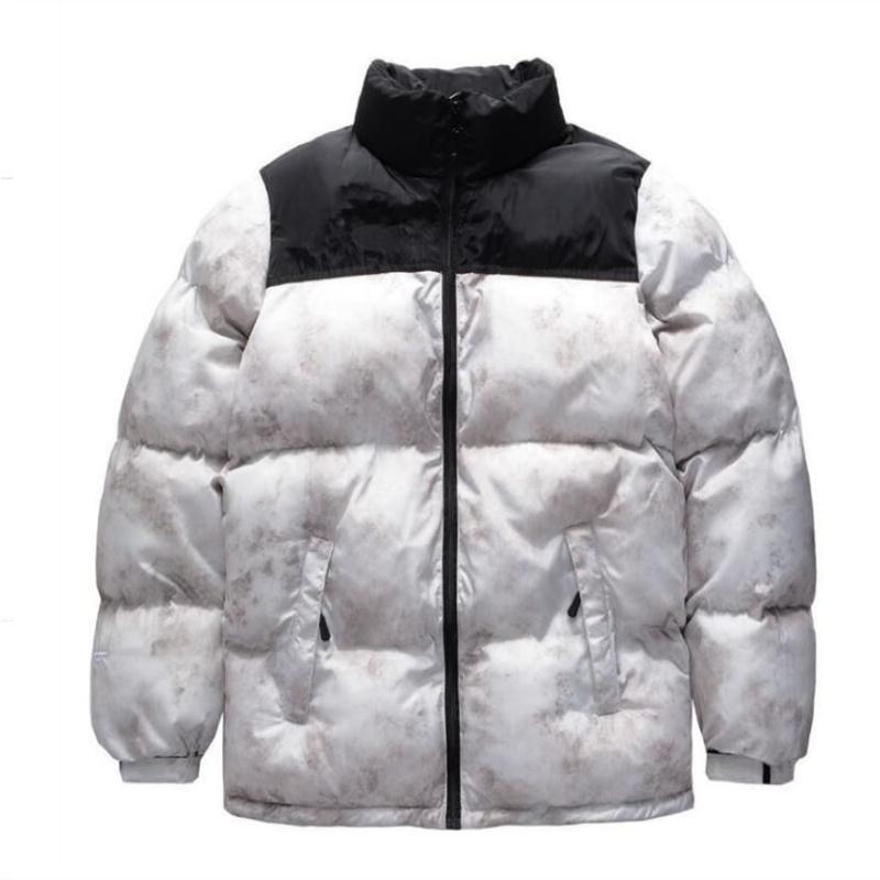 

NF mens down jacket puffer coat woman parkas fashion with classic letter hooded large pocket jackets winter warm short cotton coat Xvhdw, Colorfull gray