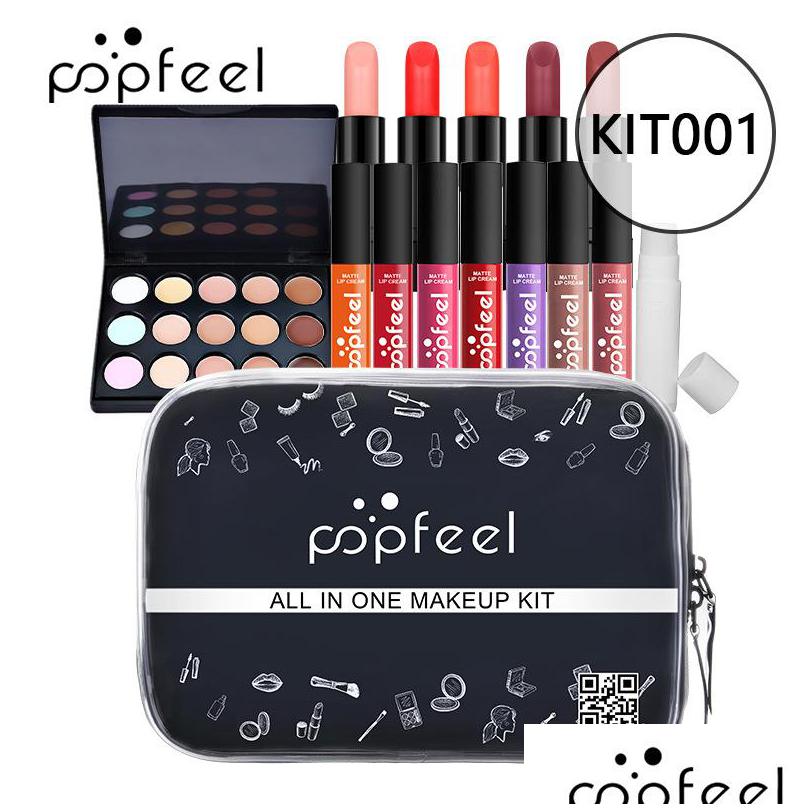 popfeel makeup set full sets beginner make up collection all in one girls light cosmetics kit