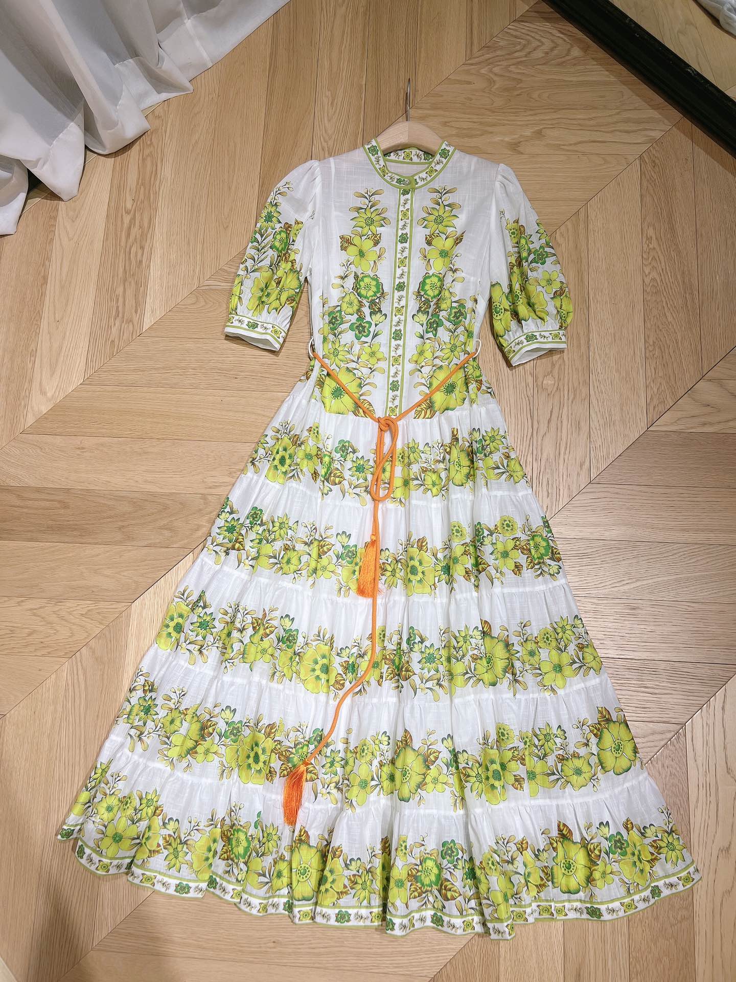 

Casual Dresses Spring and summer 2023 new palace fashion flower dress05, Multi