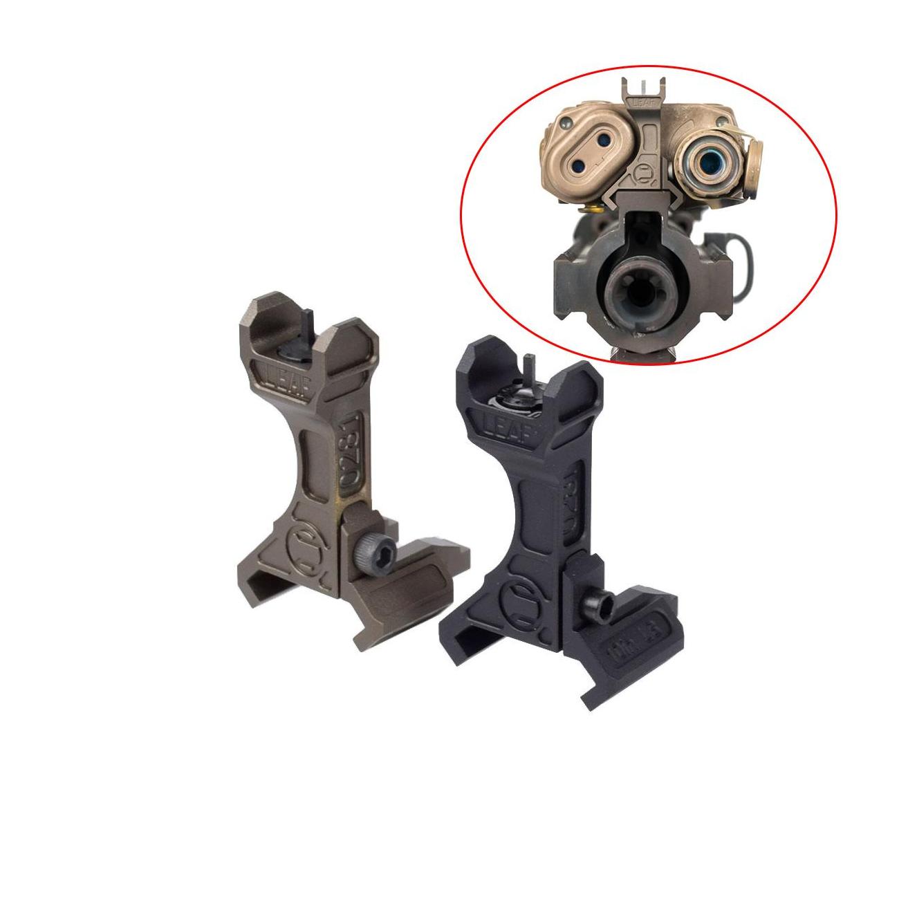 

Tactical Accessories Leaf Like Fixed Sight Iron Offset Fit La5 Peq15 And C Models Mounts For Ar15 M4 Hunting Drop Delivery Sports Out Dhp5G