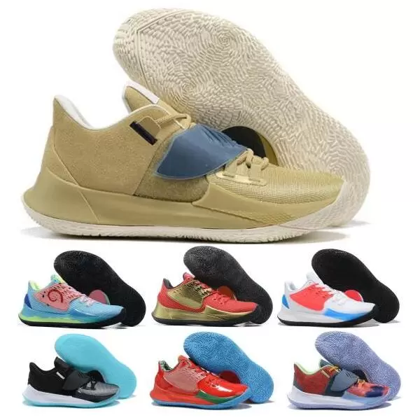 

Men Basketball Shoes Kyrie Low 3 2 Sneakers Sashiko Pack Moon Tie Dye Eclipse Cut Des Chaussures Grey Tenis Trainers Shoes, Gold