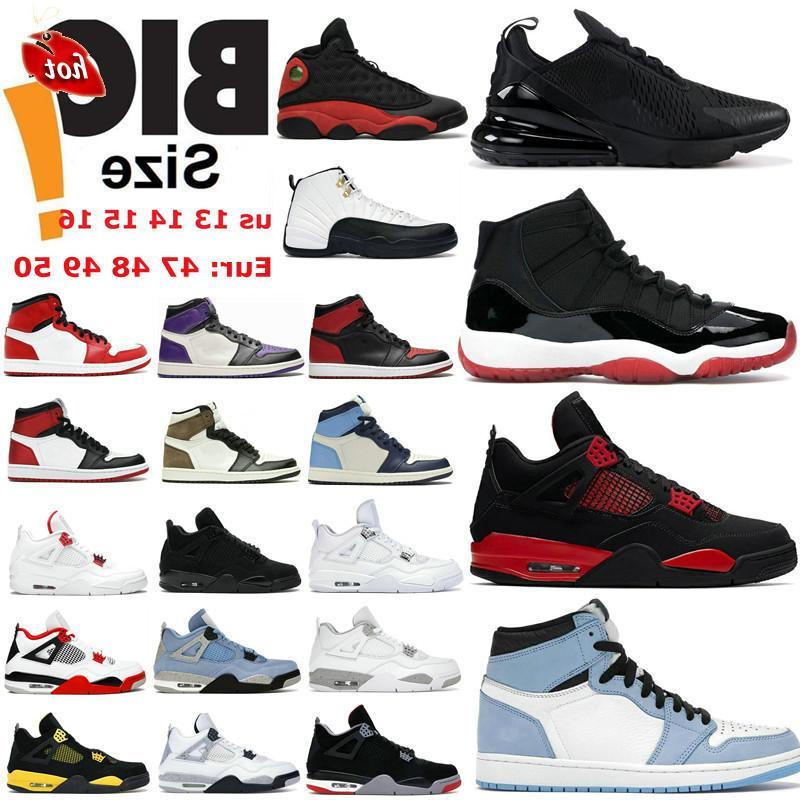 Grande taille US 13 14 15 16 Chaussures de basket-ball Eur Sz 47 48 49 50 Haute qualité Men Mens Athletics Sneakers en gros prix de réduction ave