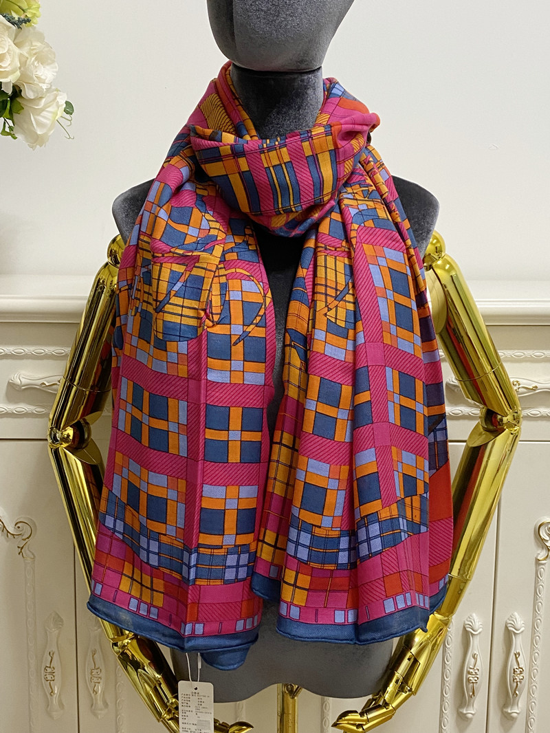 

Women's scarf shawl 35% silk 65% cashmere material long scarves pashmina for women big size 190cm - 100cm