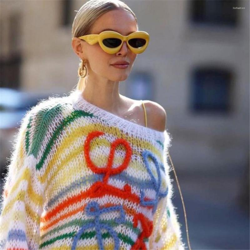 

Sunglasses UV400 Hip Hop 2000's Shades Y2K Sun Glasses Sexy Red Lip Cat Eye