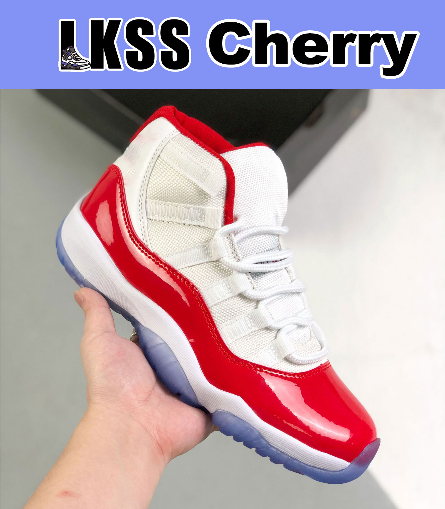 

Cherry LKSS Jumpman 11 11s Shoes OG Mens Basketball Sneaker Sports Sneakers, As pic
