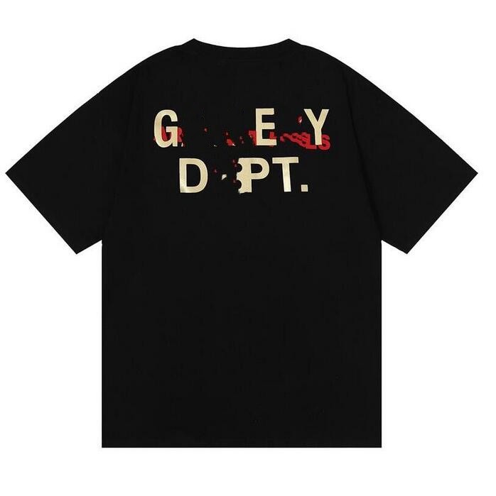 

2023 Men's T-shirts Galleryes depts Designer Summer Gallary Shirt Alphabet Printed Star Same Round Neck Short Sleeve T-shirt, C11