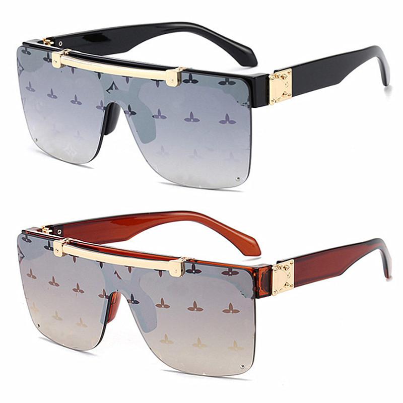 

Sunglasses Fashion Flip Lens Big Square Men Vintage Classic Gradient Shield UV400 Designer Women